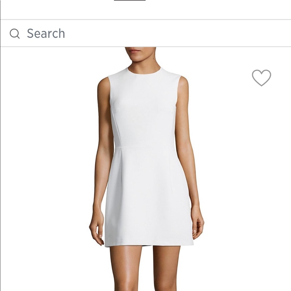 White A-Line mini dress